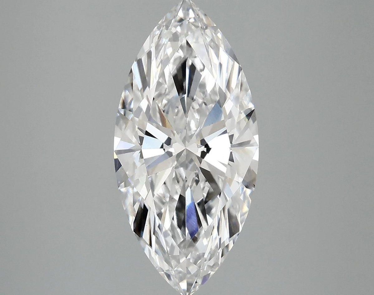 3.06 Carat Marquise Shaped Excellent Cut VS2 IGI Certified Lab Grown Diamond