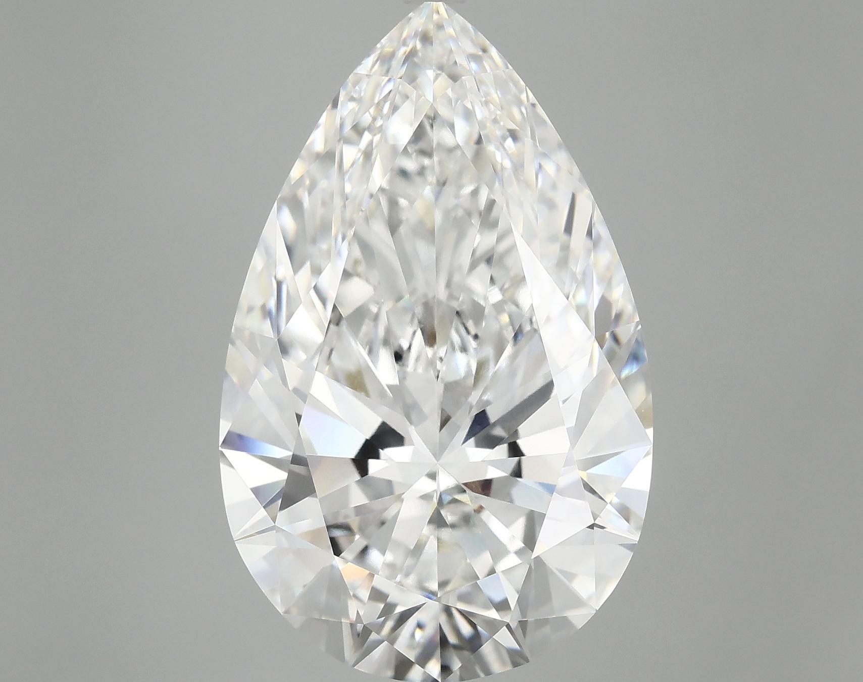 11.08 Carat Pear Shaped Ideal Cut VVS2 IGI Certified Lab Grown Diamond