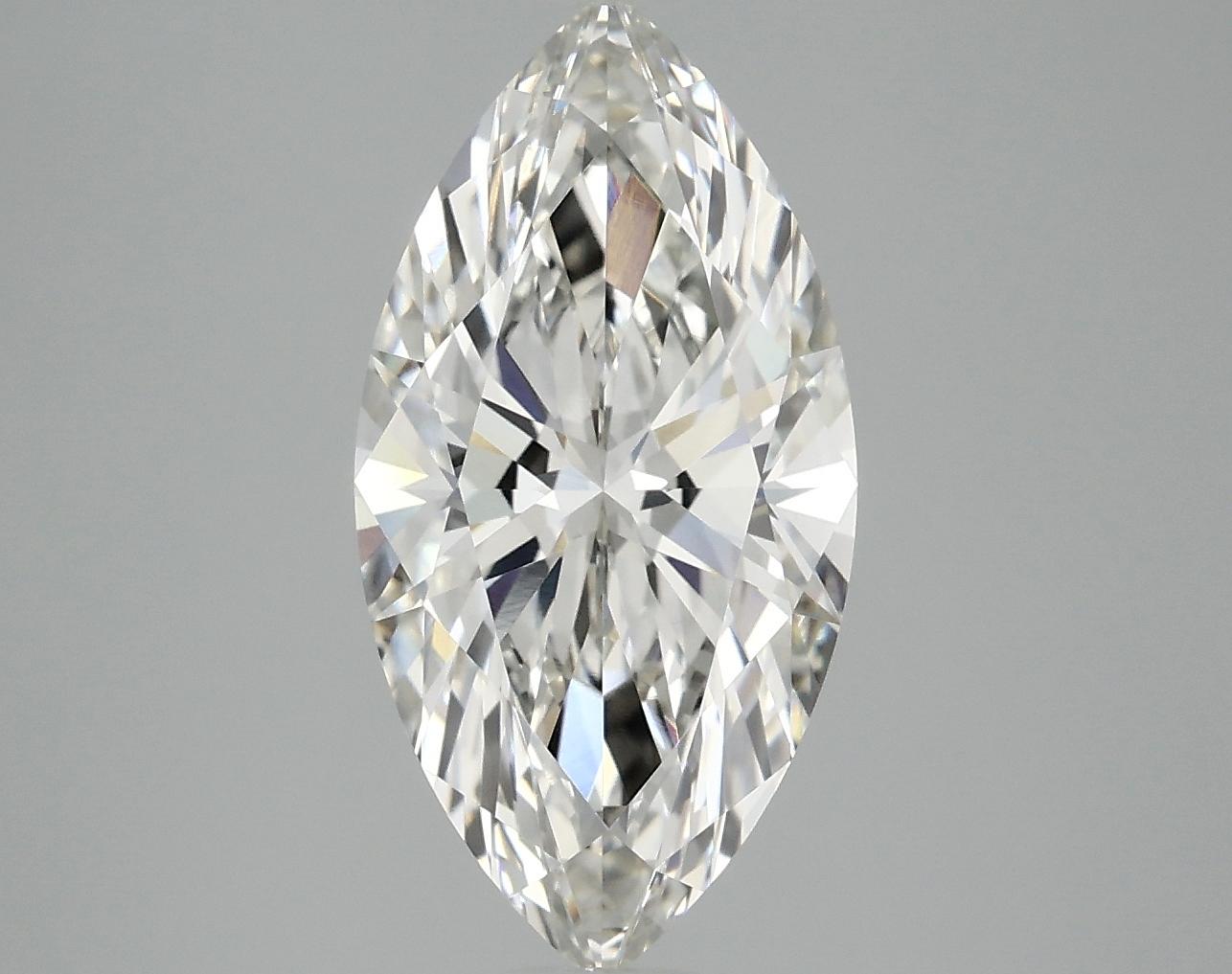 3.09 Carat Marquise Shaped Ideal Cut VS1 IGI Certified Lab Grown Diamond