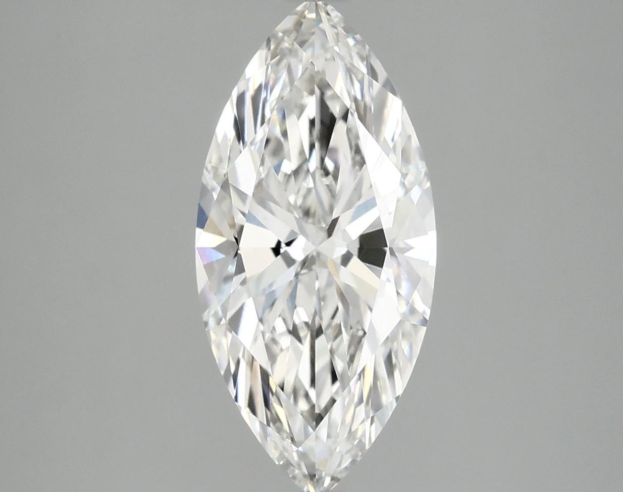 2.5 Carat Marquise Shaped Excellent Cut VVS2 IGI Certified Lab Grown Diamond