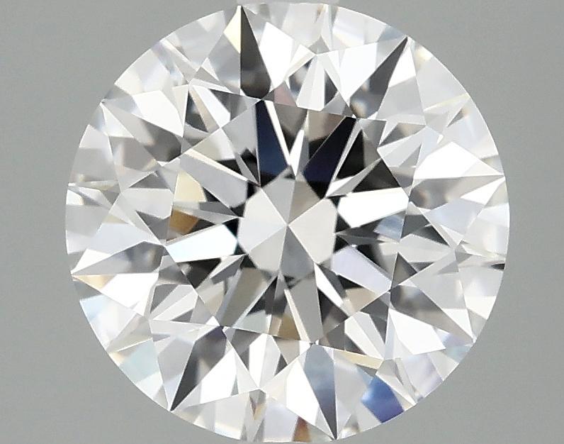 3.07 Carat Round Shaped Excellent Cut VVS2 IGI Certified Lab Grown Diamond