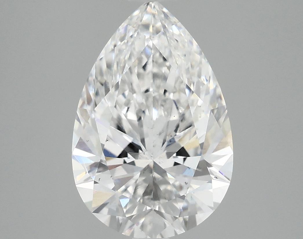 3.08 Carat Pear Shaped Excellent Cut SI1 IGI Certified Lab Grown Diamond