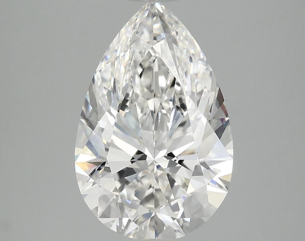 3.02 Carat Pear Shaped Excellent Cut VVS2 IGI Certified Lab Grown Diamond