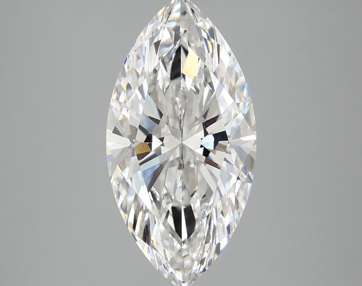 3.08 Carat Marquise Shaped Ideal Cut VS2 IGI Certified Lab Grown Diamond
