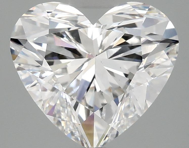2.98 Carat Heart Shaped Ideal Cut VS1 IGI Certified Lab Grown Diamond