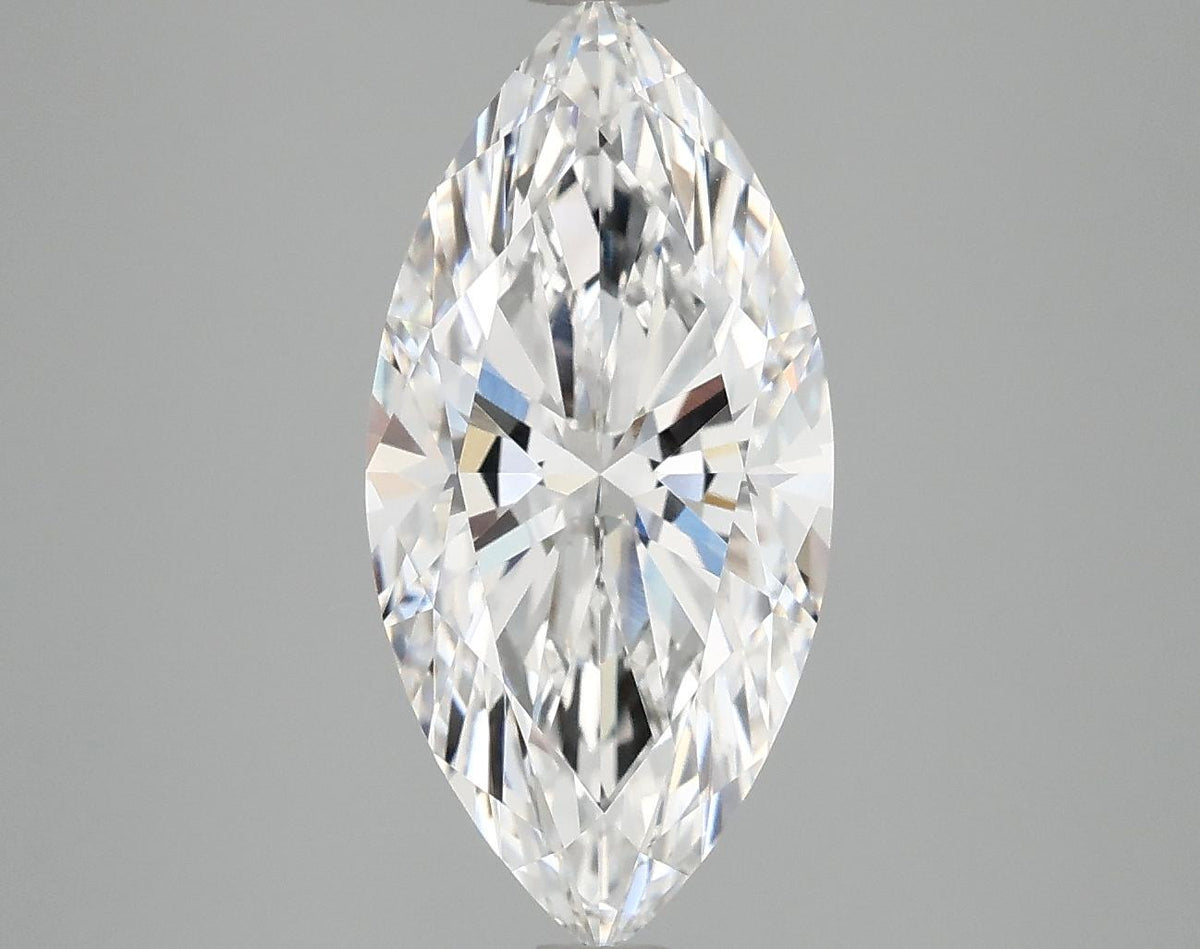 3.09 Carat Marquise Shaped Excellent Cut VVS2 IGI Certified Lab Grown Diamond