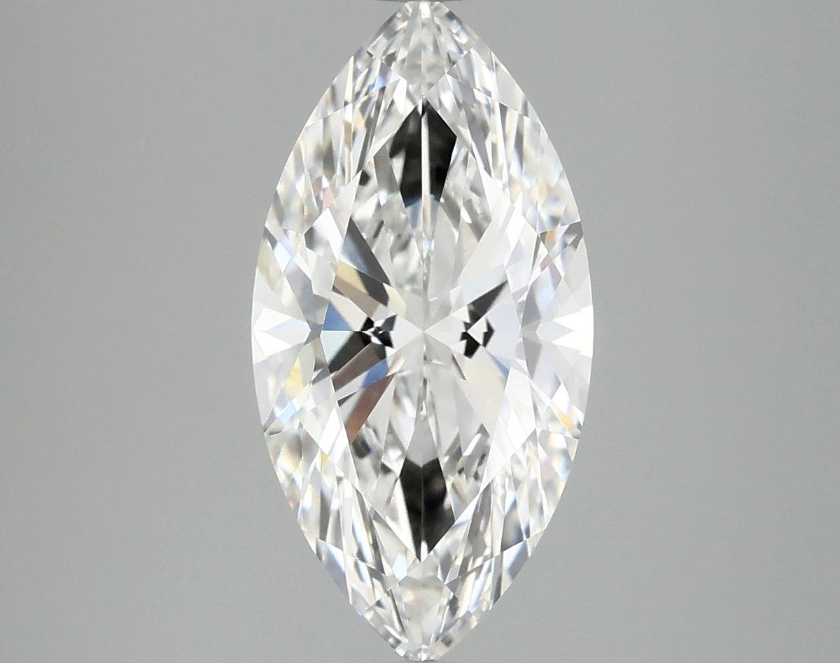 3.09 Carat Marquise Shaped Ideal Cut VVS2 IGI Certified Lab Grown Diamond