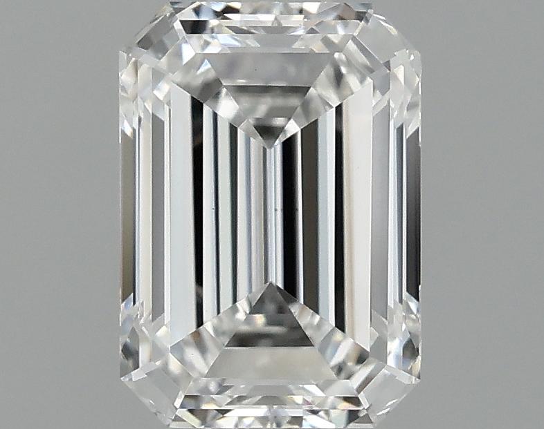 0.97 Carat Emerald Shaped Ideal Cut VVS2 IGI Certified Lab Grown Diamond