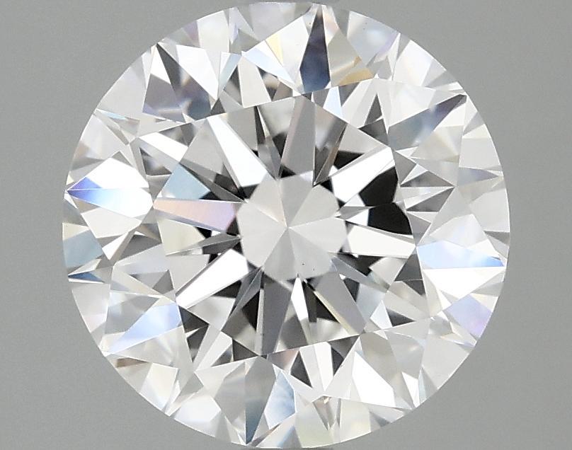 3.05 Carat Round Shaped Excellent Cut VVS2 IGI Certified Lab Grown Diamond