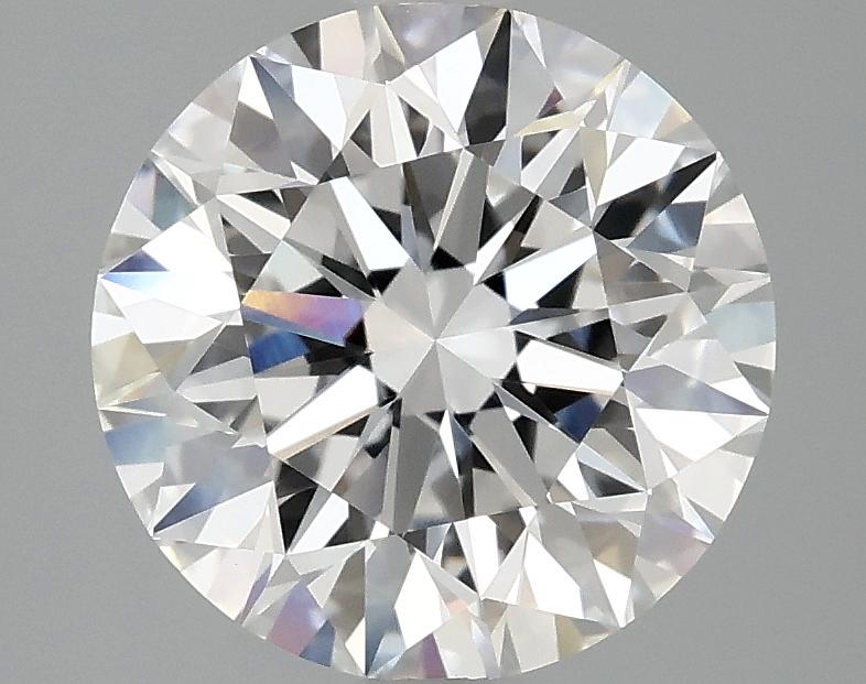 3.07 Carat Round Shaped Excellent Cut VVS2 IGI Certified Lab Grown Diamond