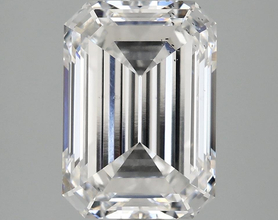 3.05 Carat Emerald Shaped Ideal Cut SI1 IGI Certified Lab Grown Diamond
