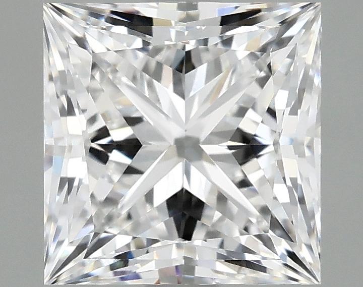 2.05 Carat Princess Shaped Ideal Cut VVS2 IGI Certified Lab Grown Diamond