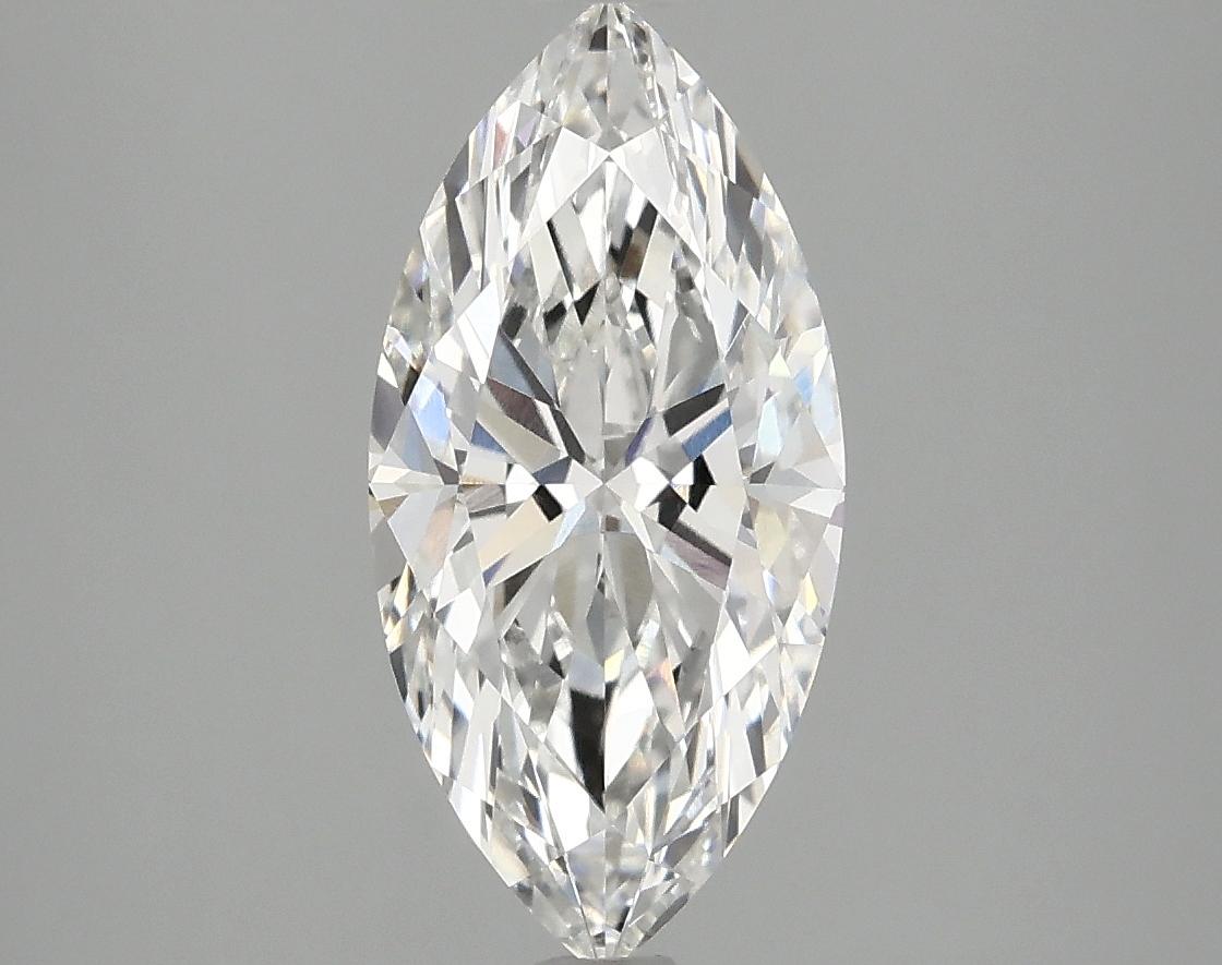 2.06 Carat Marquise Shaped Excellent Cut VVS2 IGI Certified Lab Grown Diamond