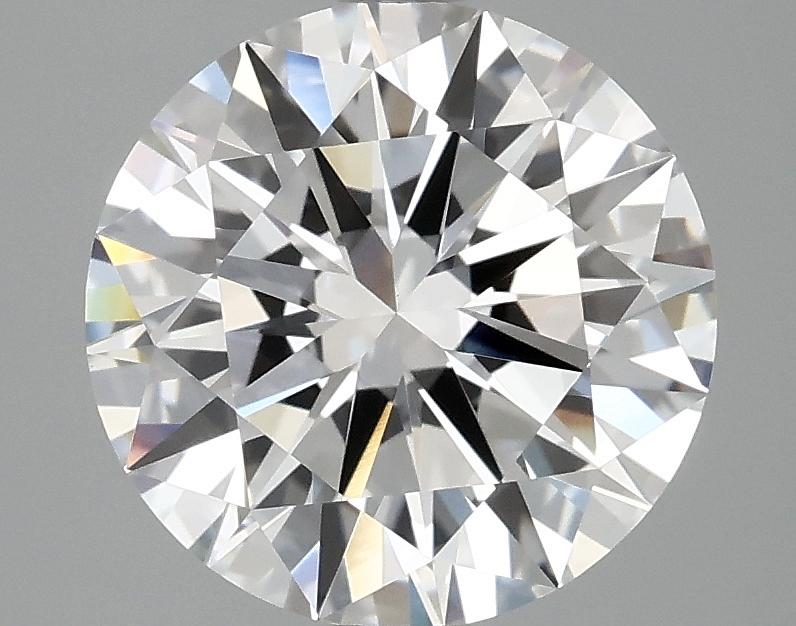 3.08 Carat Round Shaped Excellent Cut VVS2 IGI Certified Lab Grown Diamond