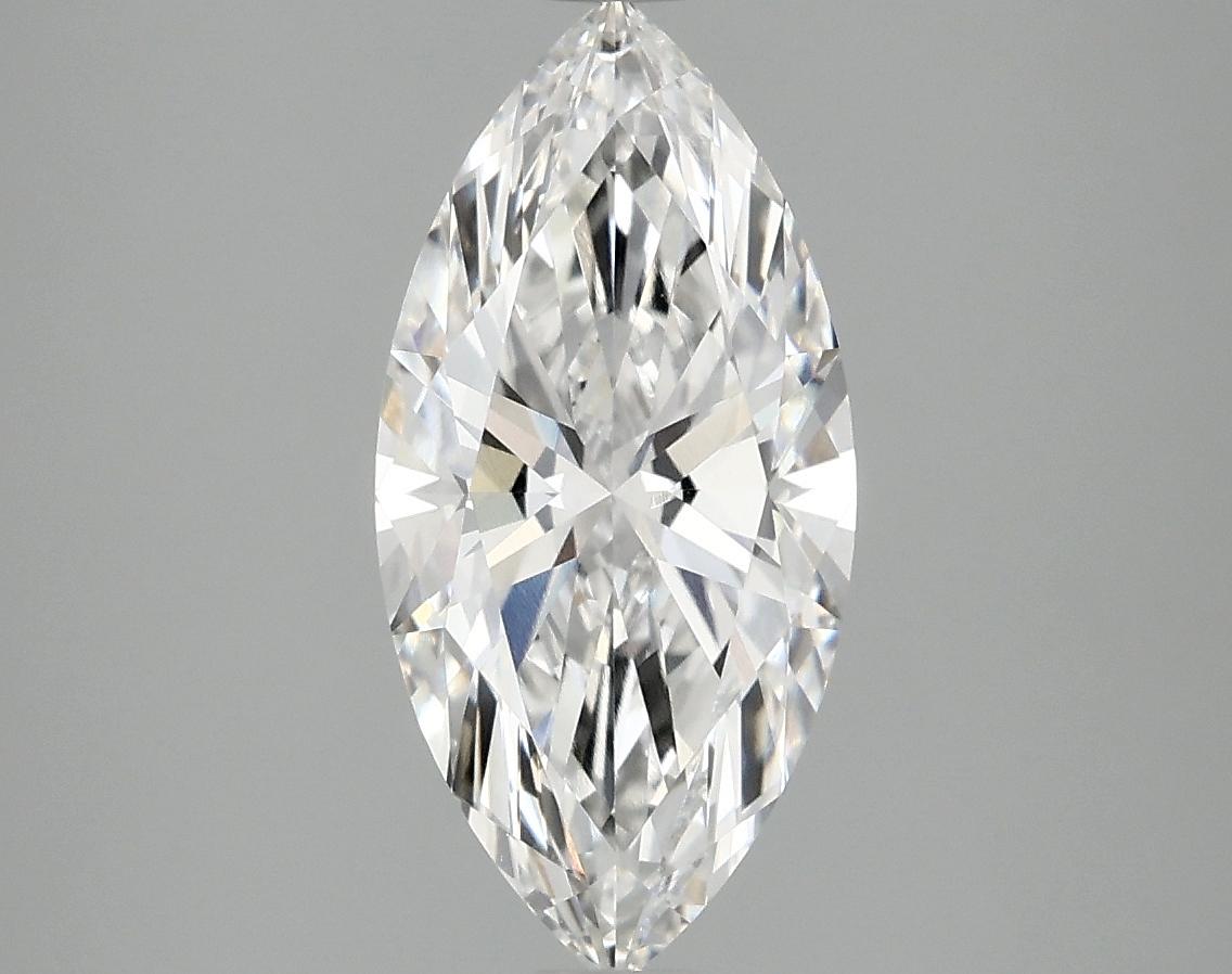 2.09 Carat Marquise Shaped Excellent Cut VVS2 IGI Certified Lab Grown Diamond