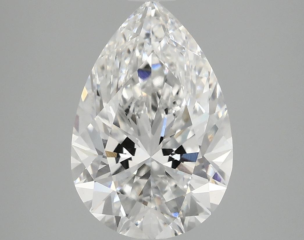 3.05 Carat Pear Shaped Excellent Cut VVS2 IGI Certified Lab Grown Diamond