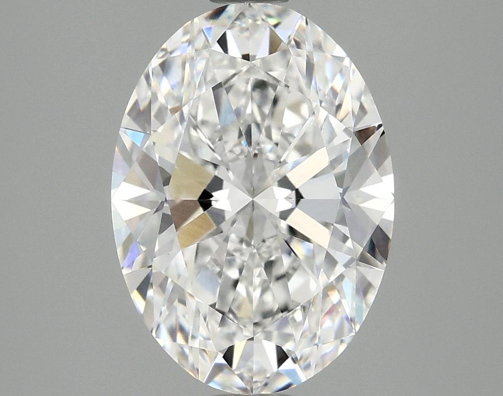 3.09 Carat Oval Shaped Ideal Cut VVS2 IGI Certified Lab Grown Diamond