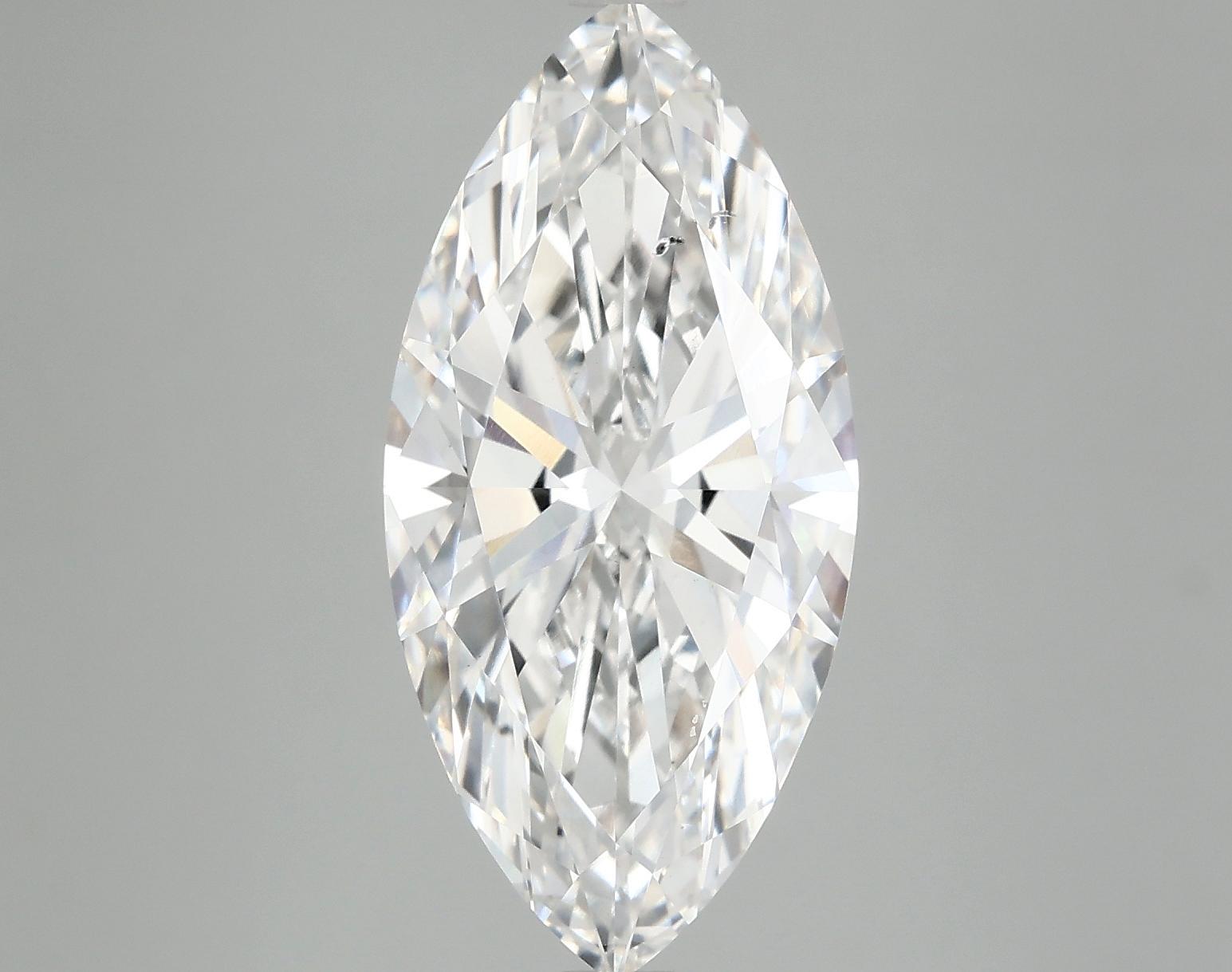 5.05 Carat Marquise Shaped Excellent Cut SI1 IGI Certified Lab Grown Diamond