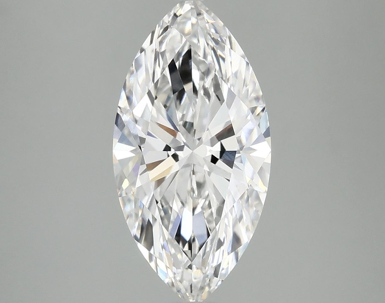 3.01 Carat Marquise Shaped Ideal Cut VVS2 IGI Certified Lab Grown Diamond