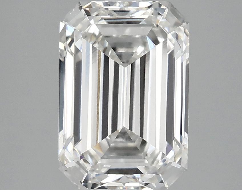 2.81 Carat Emerald Shaped Ideal Cut VS1 IGI Certified Lab Grown Diamond