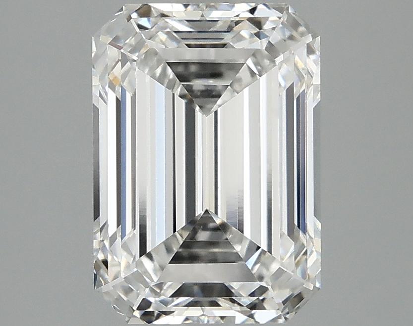 3.08 Carat Emerald Shaped Ideal Cut VVS2 IGI Certified Lab Grown Diamond