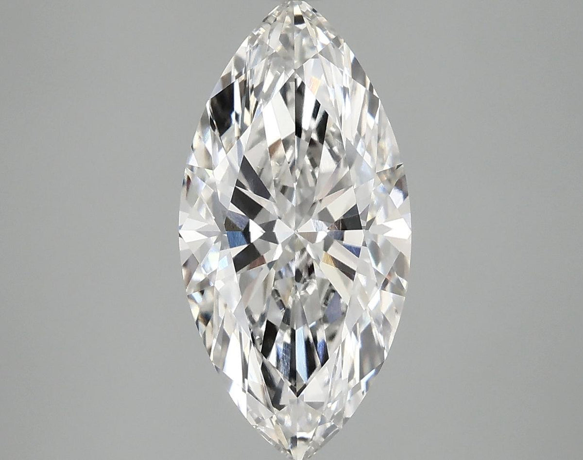 2.56 Carat Marquise Shaped Ideal Cut VVS2 IGI Certified Lab Grown Diamond