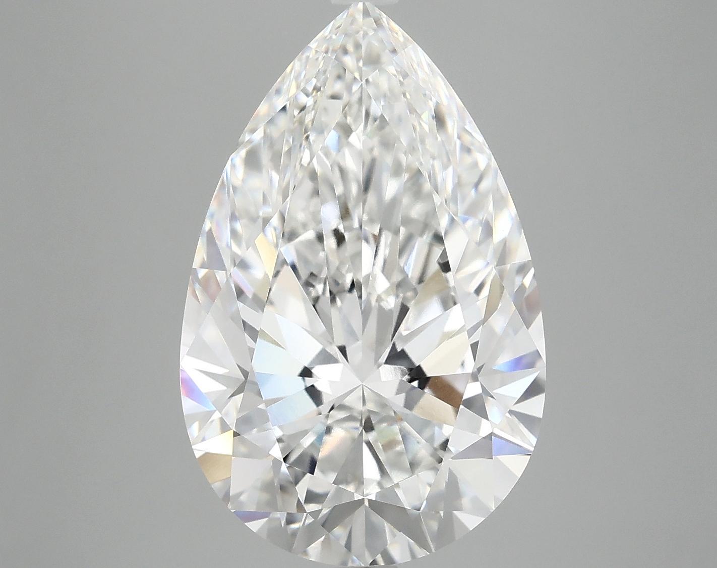 7.15 Carat Pear Shaped Ideal Cut VVS2 IGI Certified Lab Grown Diamond