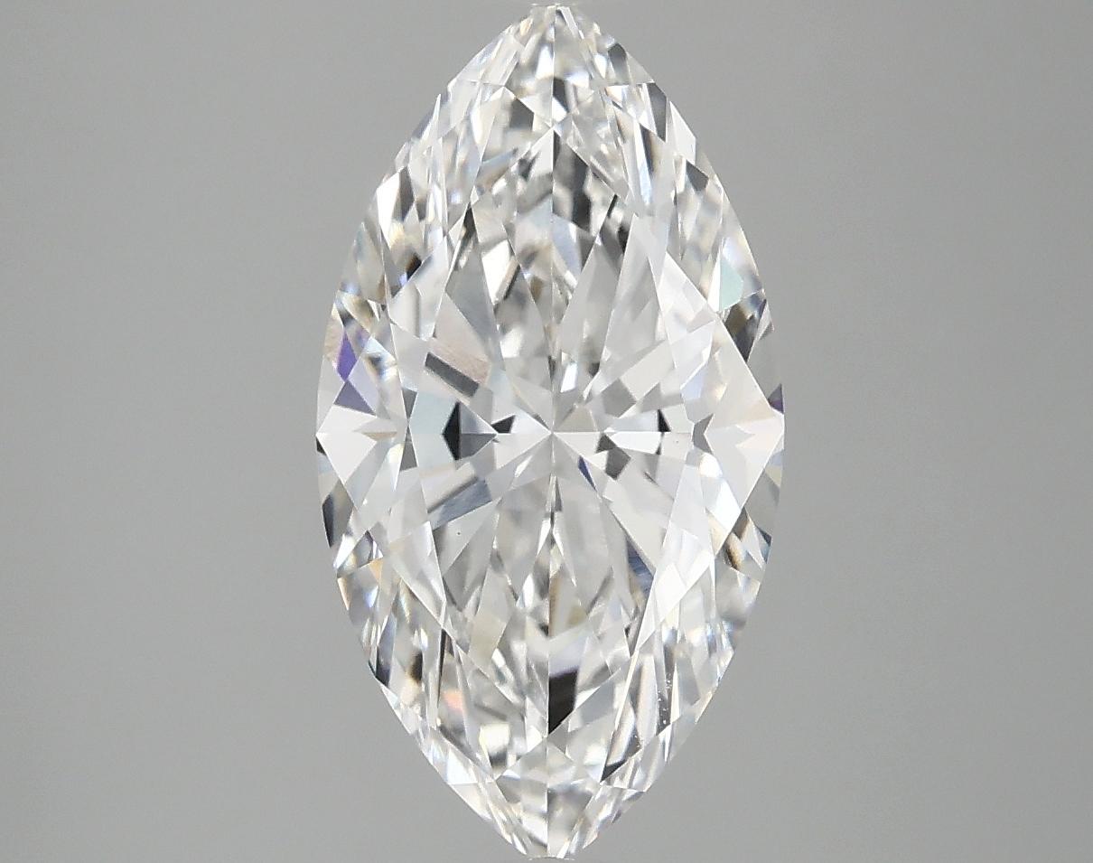 3.02 Carat Marquise Shaped Excellent Cut VVS2 IGI Certified Lab Grown Diamond