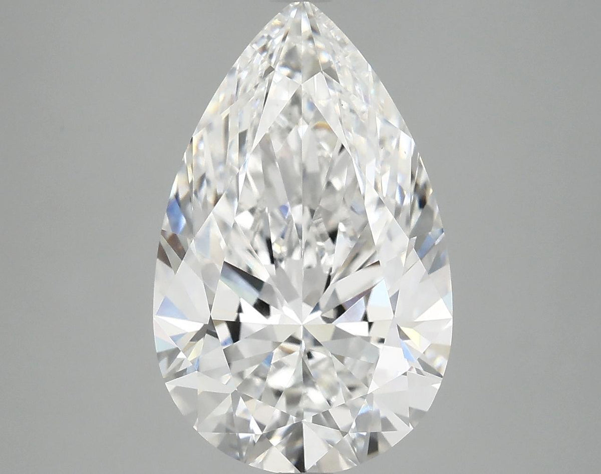 5.04 Carat Pear Shaped Ideal Cut VVS2 IGI Certified Lab Grown Diamond