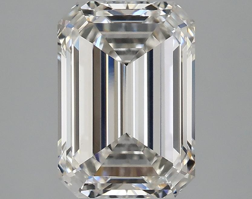 3.02 Carat Emerald Shaped Ideal Cut VVS2 IGI Certified Lab Grown Diamond