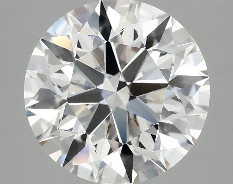 3.07 Carat Round Shaped Excellent Cut VVS2 IGI Certified Lab Grown Diamond