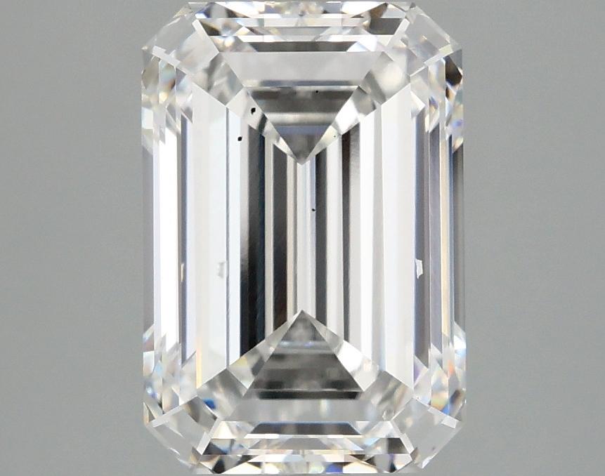 3.02 Carat Emerald Shaped Ideal Cut SI1 IGI Certified Lab Grown Diamond
