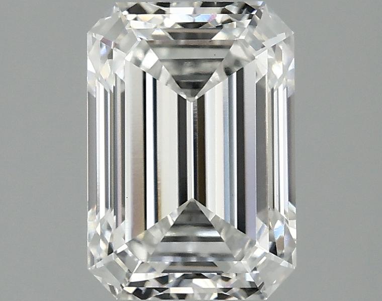 2.08 Carat Emerald Shaped Ideal Cut VVS2 IGI Certified Lab Grown Diamond