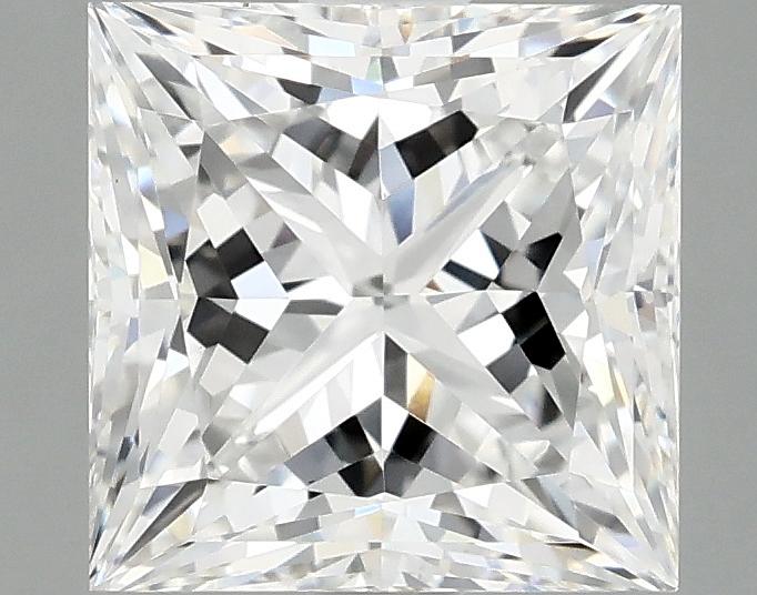 2.17 Carat Princess Shaped Ideal Cut VVS2 IGI Certified Lab Grown Diamond