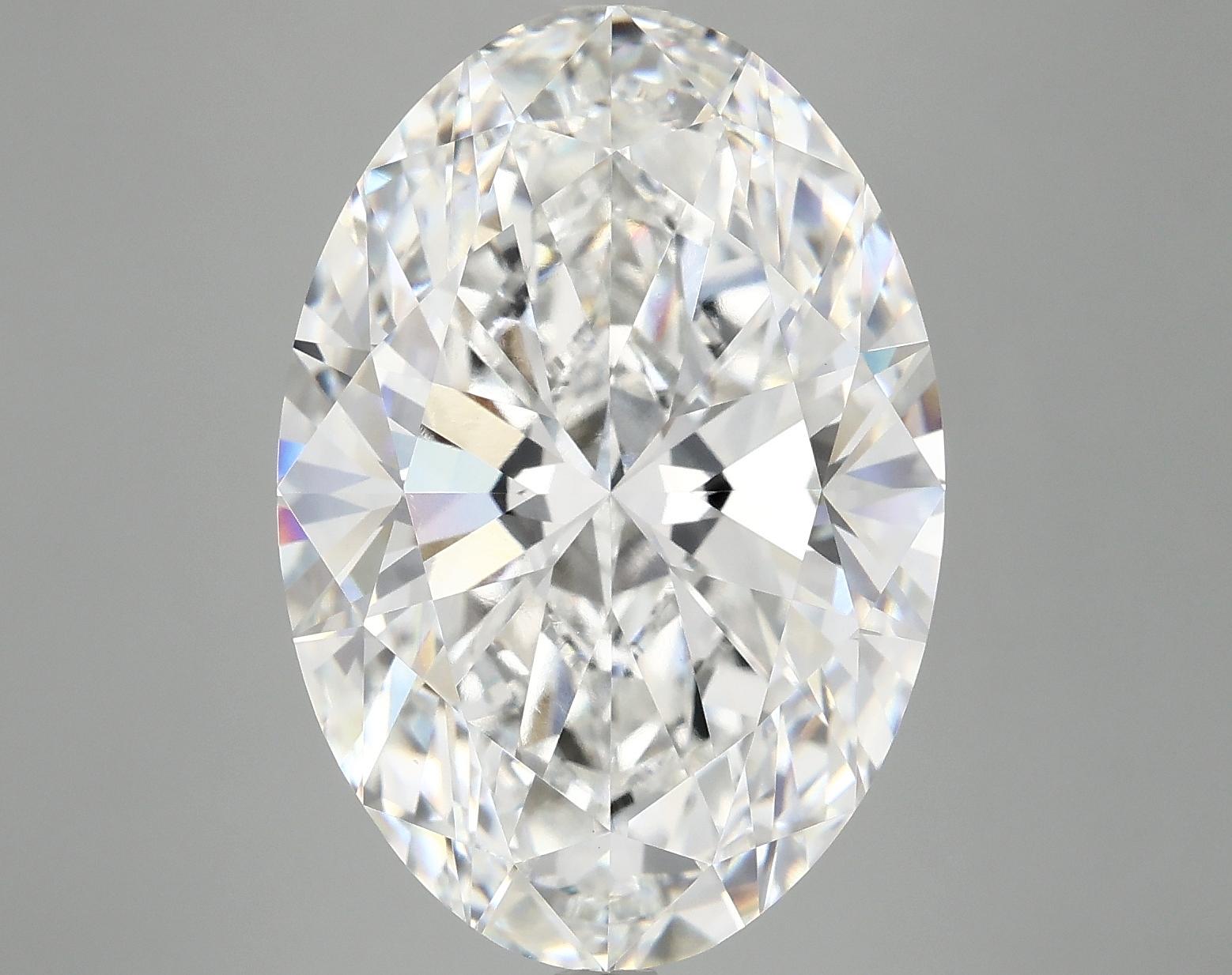 10.6 Carat Oval Shaped Ideal Cut VVS2 IGI Certified Lab Grown Diamond