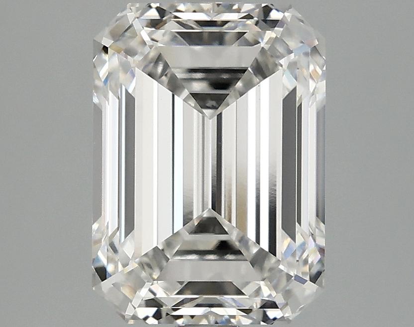 3.09 Carat Emerald Shaped Excellent Cut VVS2 IGI Certified Lab Grown Diamond