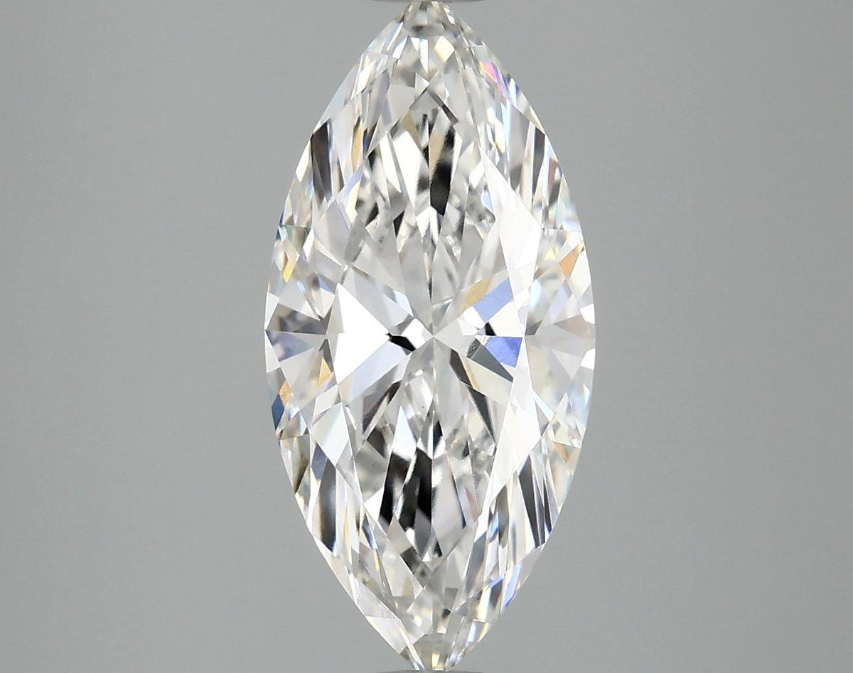 3.0 Carat Marquise Shaped Excellent Cut VVS2 IGI Certified Lab Grown Diamond