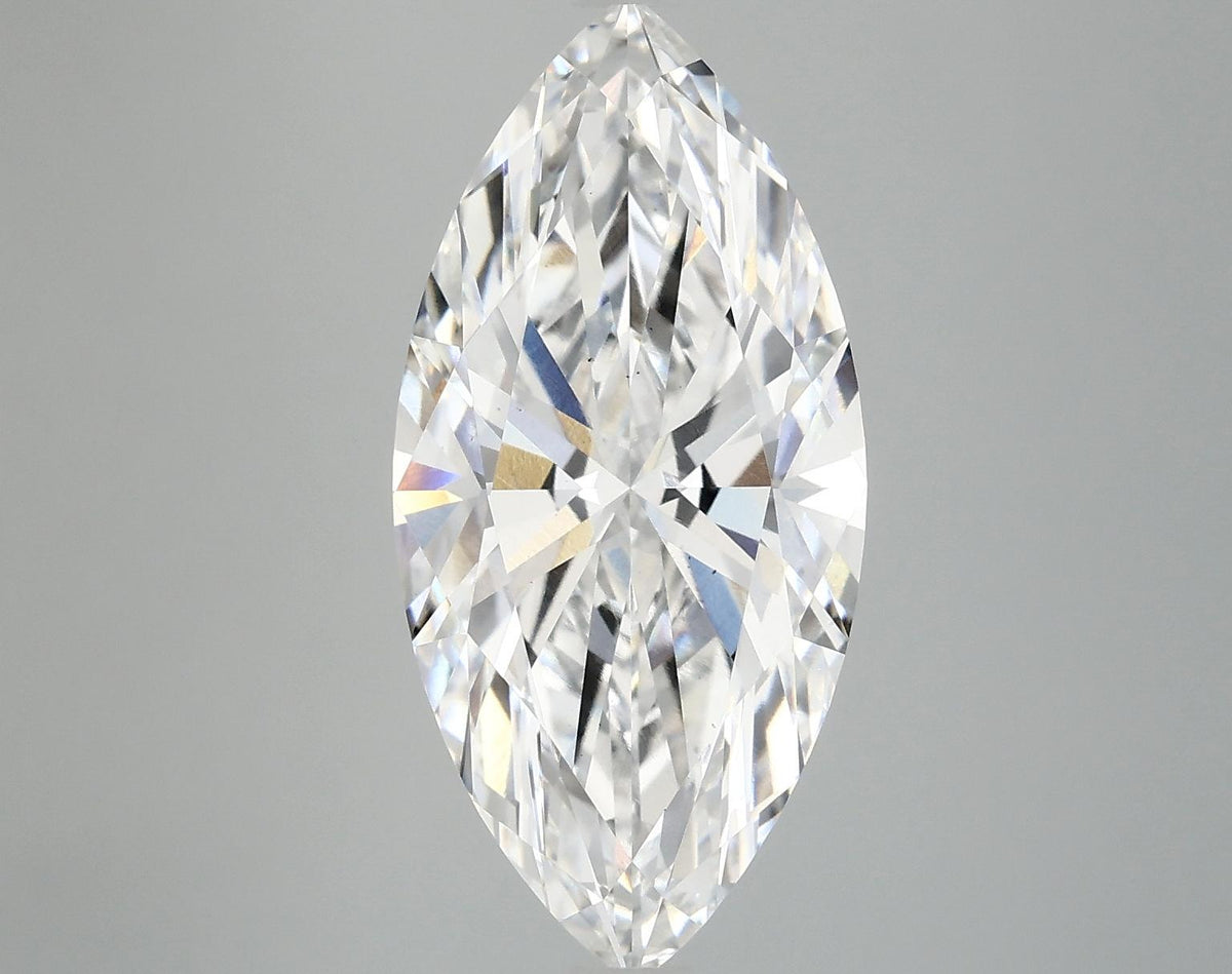 5.1 Carat Marquise Shaped Excellent Cut VS2 IGI Certified Lab Grown Diamond