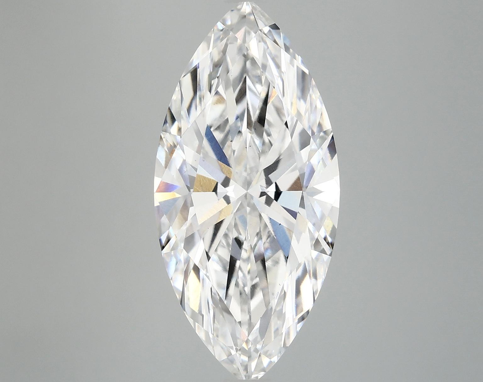 5.1 Carat Marquise Shaped Excellent Cut VS2 IGI Certified Lab Grown Diamond