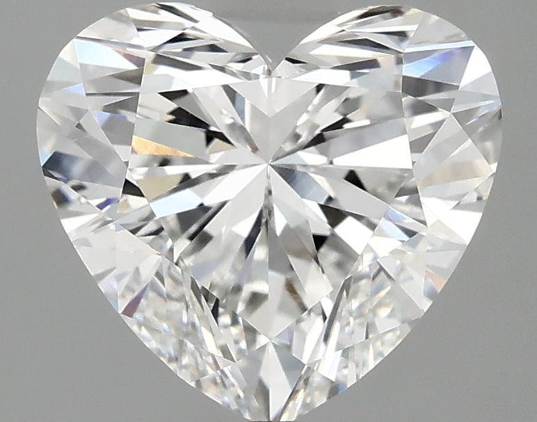 3.06 Carat Heart Shaped Ideal Cut VVS2 IGI Certified Lab Grown Diamond