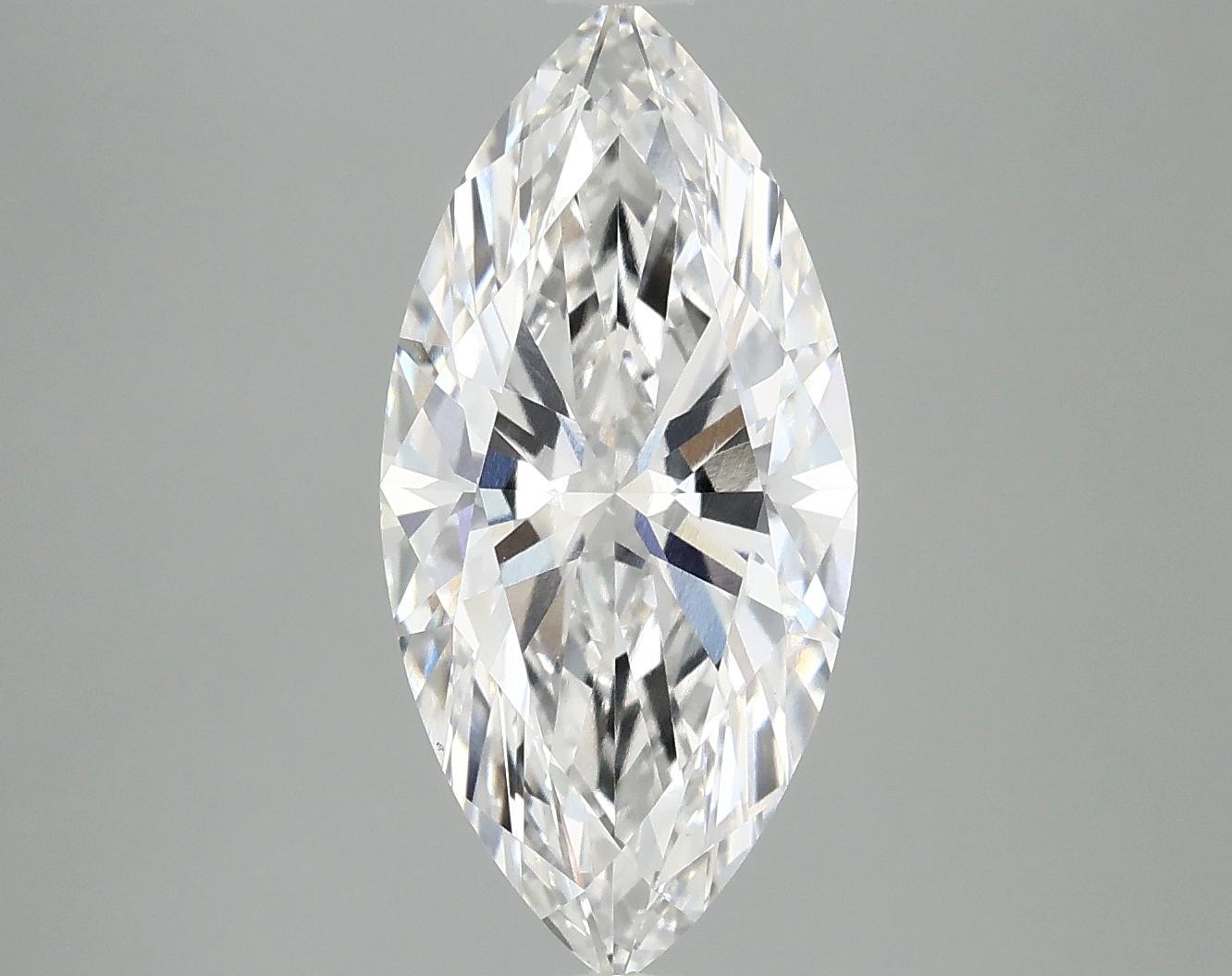 3.09 Carat Marquise Shaped Excellent Cut VS1 IGI Certified Lab Grown Diamond