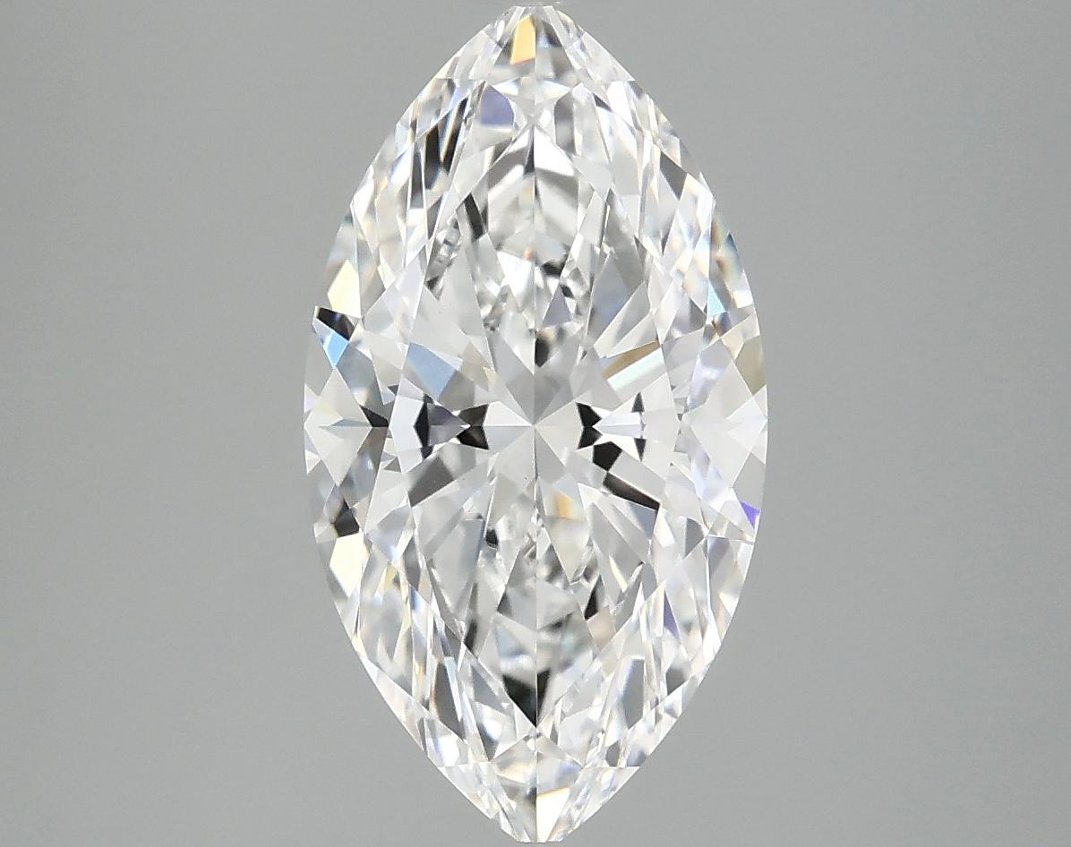 3.07 Carat Marquise Shaped Excellent Cut VVS2 IGI Certified Lab Grown Diamond