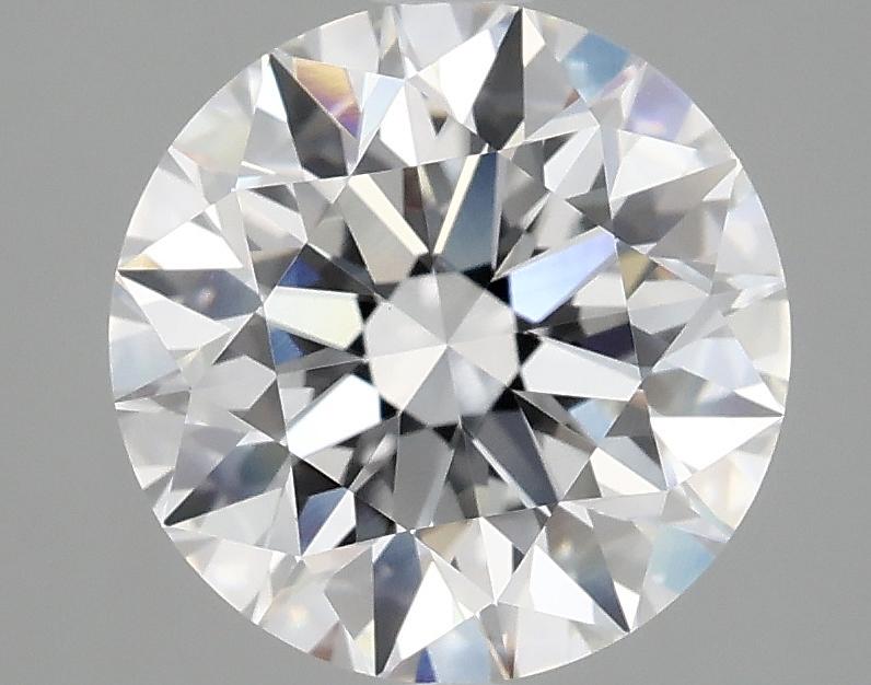 3.09 Carat Round Shaped Excellent Cut VVS2 IGI Certified Lab Grown Diamond