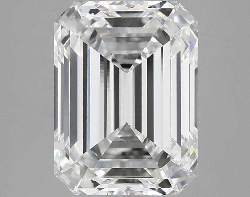 2.97 Carat Emerald Shaped Excellent Cut VVS2 IGI Certified Lab Grown Diamond