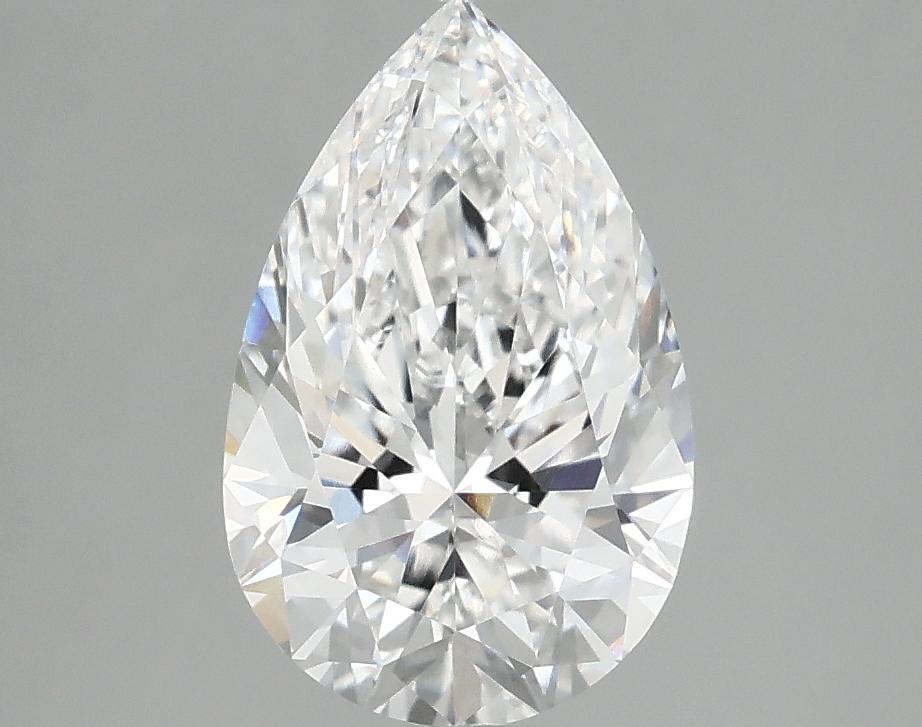 2.03 Carat Pear Shaped Ideal Cut VVS2 IGI Certified Lab Grown Diamond