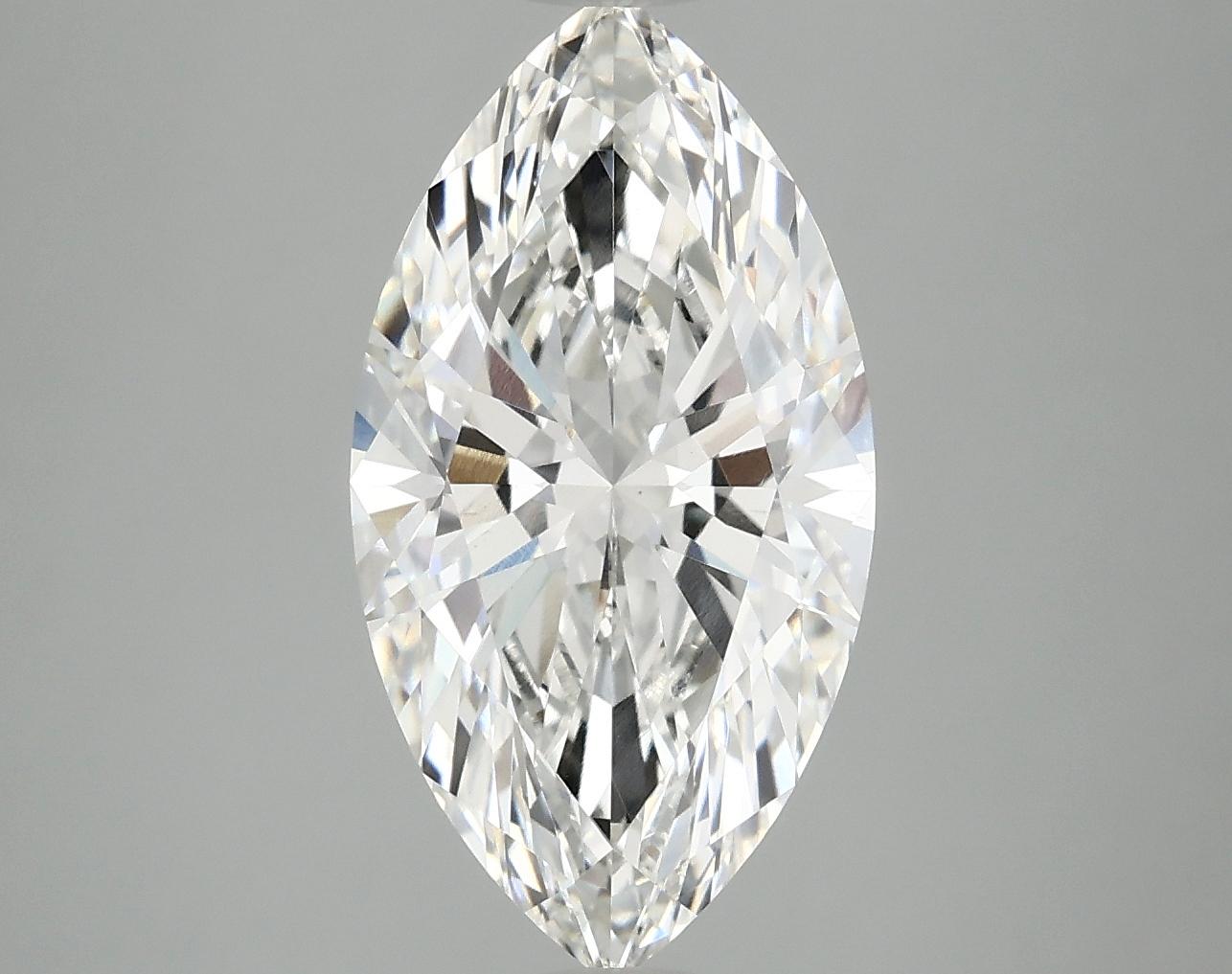 3.46 Carat Marquise Shaped Excellent Cut VS1 IGI Certified Lab Grown Diamond