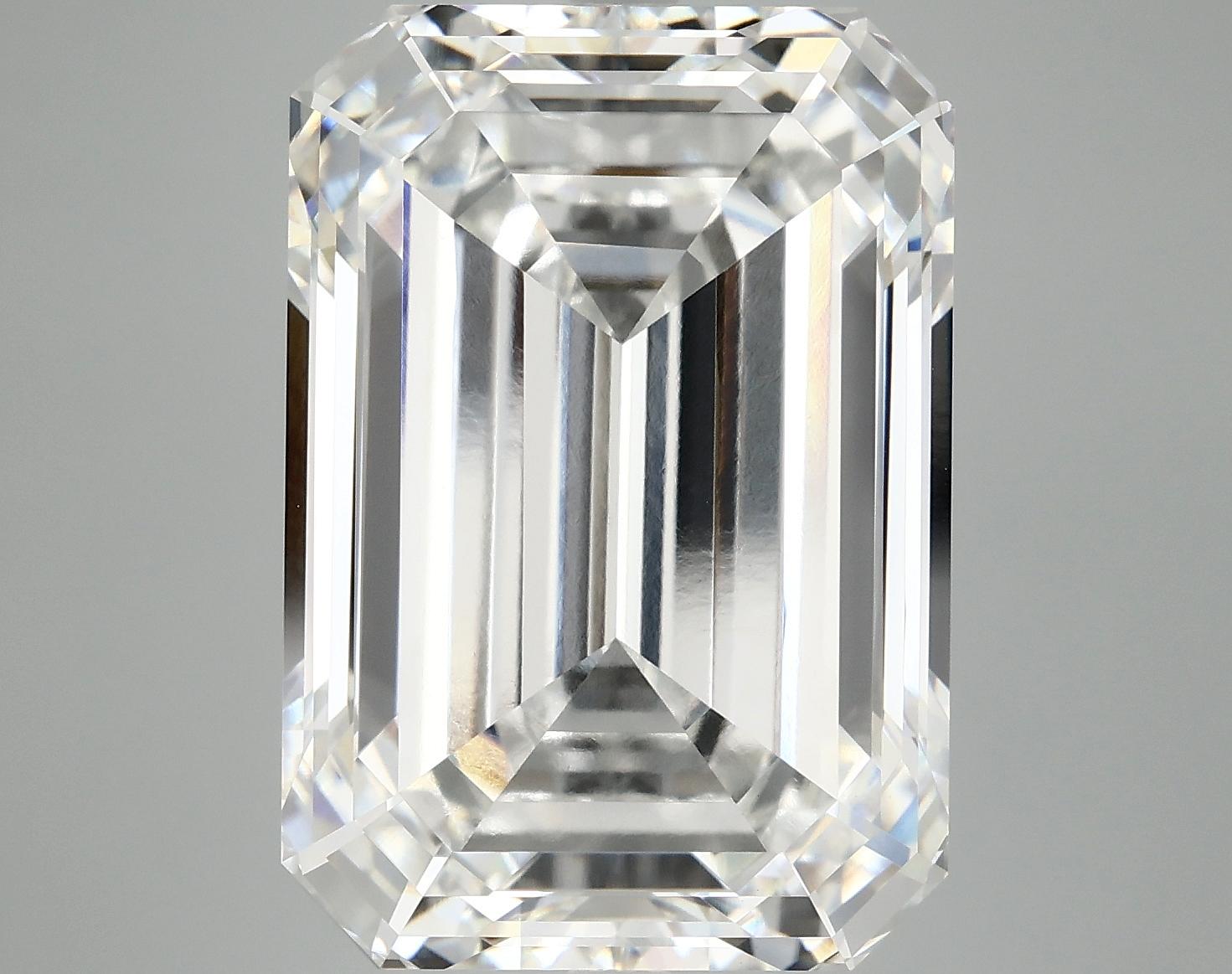 15.69 Carat Emerald Shaped Ideal Cut VVS2 IGI Certified Lab Grown Diamond