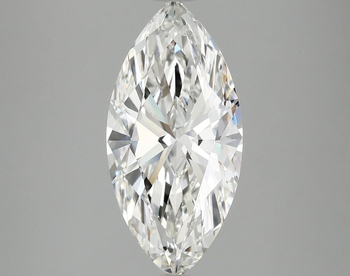 2.97 Carat Marquise Shaped Excellent Cut VVS2 IGI Certified Lab Grown Diamond