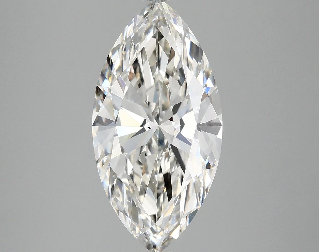 3.01 Carat Marquise Shaped Ideal Cut VVS2 IGI Certified Lab Grown Diamond