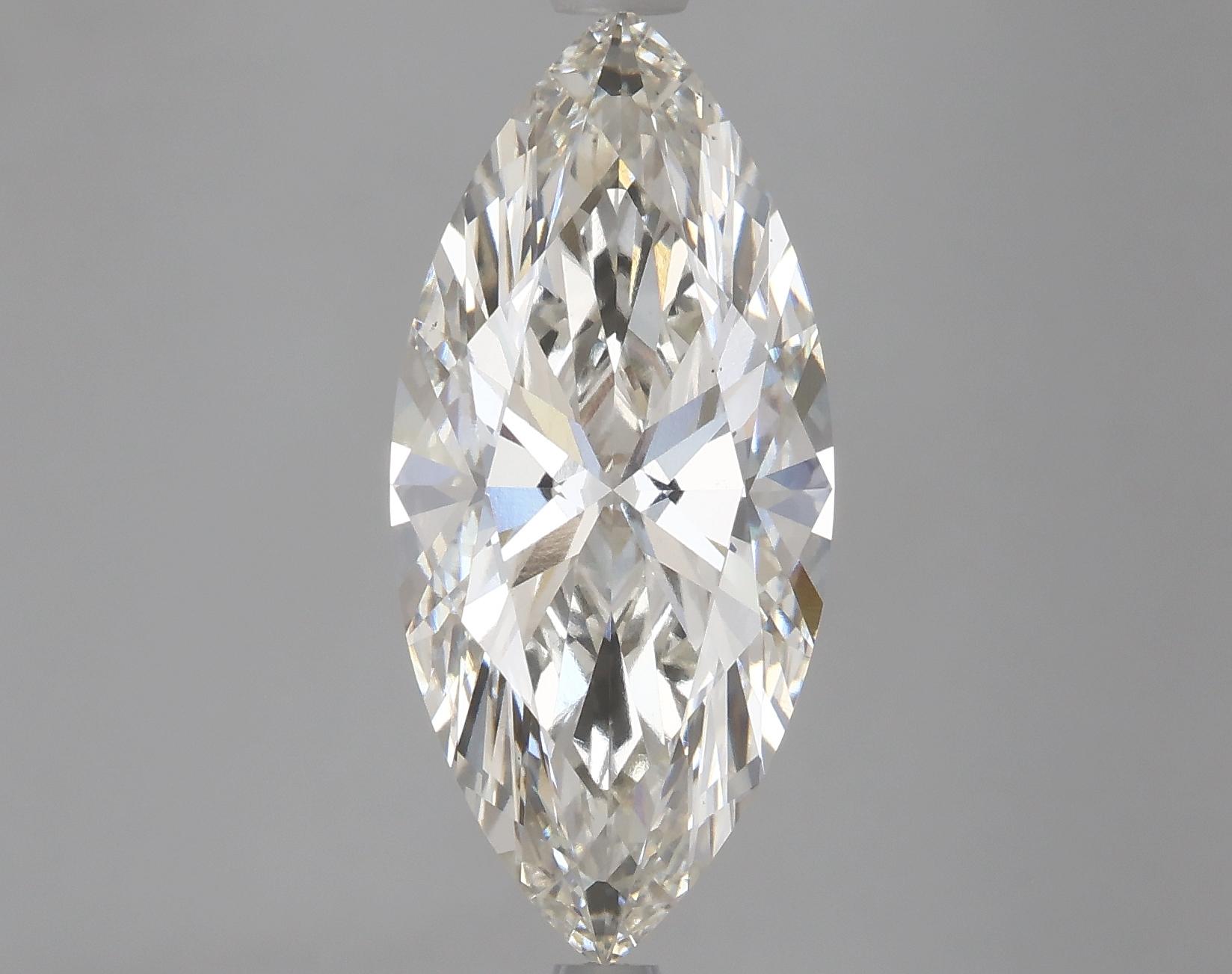 4.75 Carat Marquise Shaped Excellent Cut VS1 IGI Certified Lab Grown Diamond